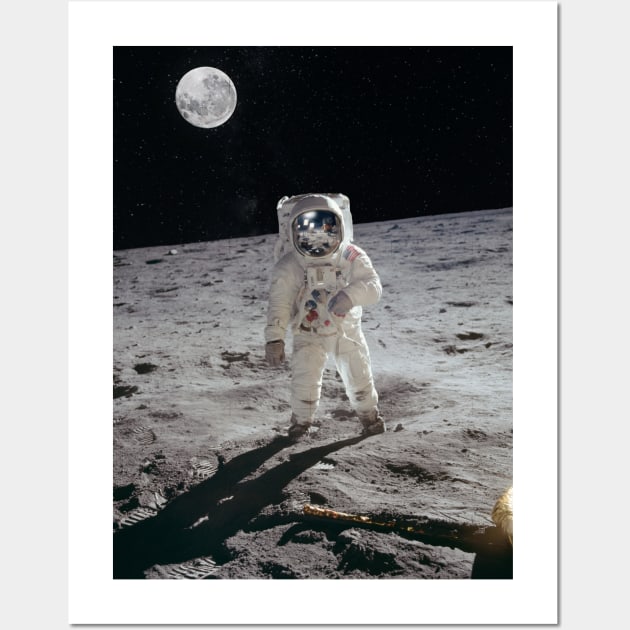 Moon Landing (fake) Wall Art by Stupiditee